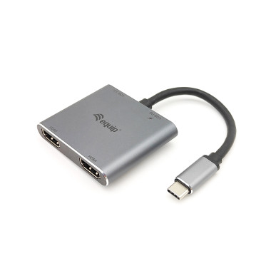 Equip 133484 station d'accueil USB 3.2 Gen 1 (3.1 Gen 1) Type-C Argent