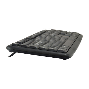 Equip 245200 clavier Souris incluse Bureau USB QWERTY Allemand Noir