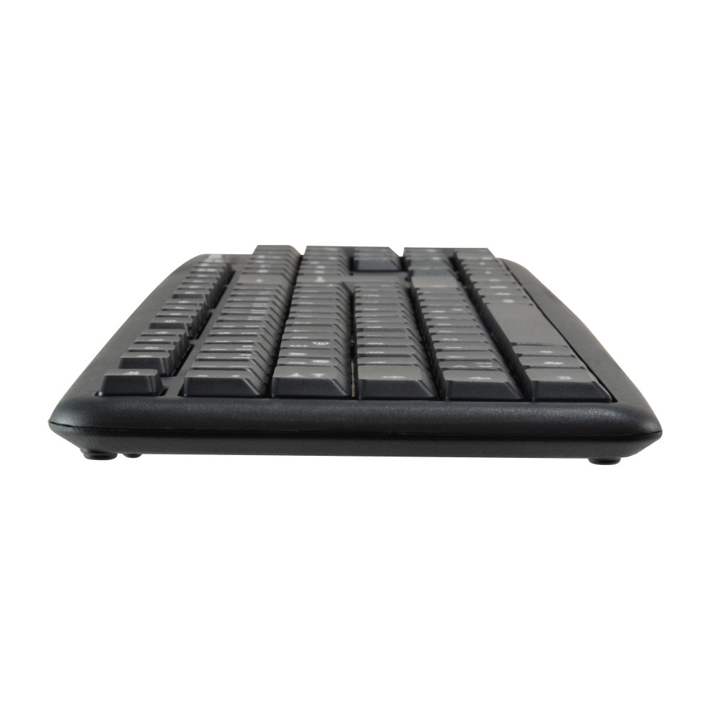 Equip 245200 clavier Souris incluse Bureau USB QWERTY Allemand Noir