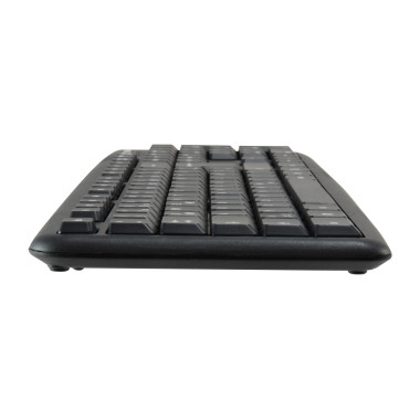 Equip 245200 clavier Souris incluse Bureau USB QWERTY Allemand Noir