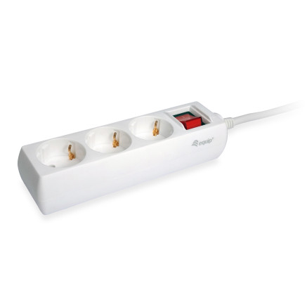 Equip 245551 multiprise 1,5 m 3 sortie(s) CA Intérieure Blanc