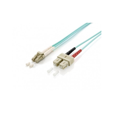 Equip 255319 câble InfiniBand et à fibres optiques 0,5 m LC SC Turquoise