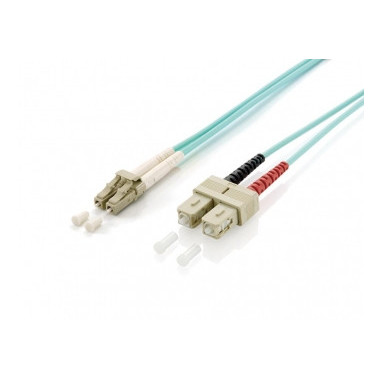 Equip 255319 câble InfiniBand et à fibres optiques 0,5 m LC SC Turquoise