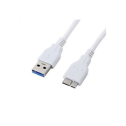 Adj 320-00017 câble USB USB 3.2 Gen 1 (3.1 Gen 1) 2 m USB A Micro-USB B Blanc