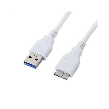 Adj 320-00017 câble USB USB 3.2 Gen 1 (3.1 Gen 1) 2 m USB A Micro-USB B Blanc