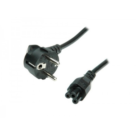 Adj 320-00082 câble électrique Noir 1,8 m Prise d'alimentation type F Coupleur C5