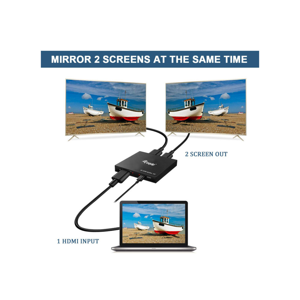 Equip 332715 répartiteur vidéo HDMI 2x HDMI