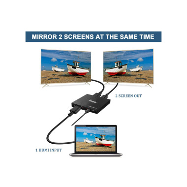 Equip 332715 répartiteur vidéo HDMI 2x HDMI