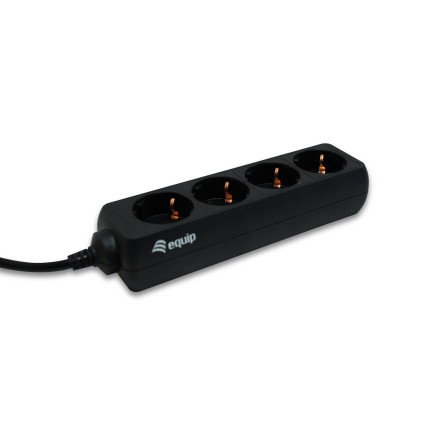 Equip 333281 multiprise 1,1 m 4 sortie(s) CA Noir