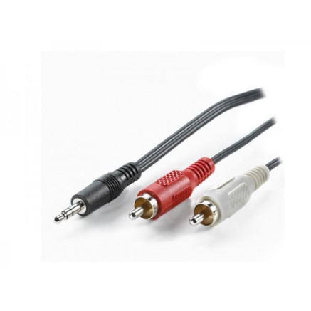 Adj 300-00005 câble audio 1,5 m 3,5mm 2 x RCA Noir