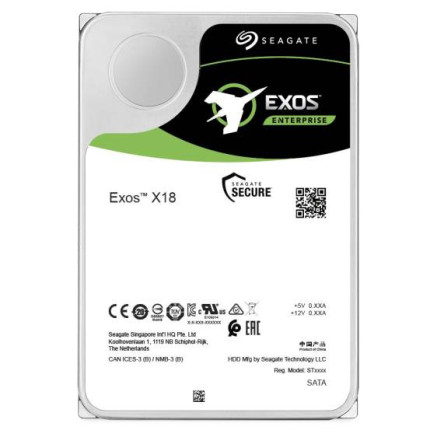 Seagate Enterprise ST18000NM000J disque dur 18 To 7200 tr min 256 Mo 3.5" Série ATA III