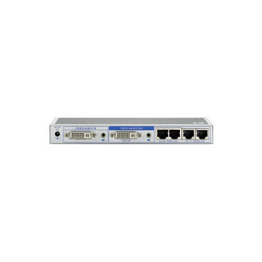 LevelOne ADE-8202 extension audio video Émetteur AV Gris