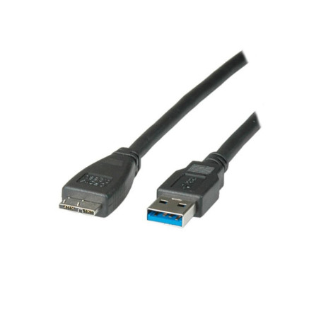 Adj ADJKOF21028874 câble USB USB 3.2 Gen 1 (3.1 Gen 1) 2 m USB A Micro-USB A Noir