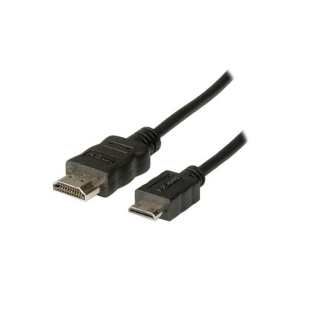 Adj HDMI 2m câble HDMI HDMI Type A (Standard) HDMI Type C (Mini) Noir
