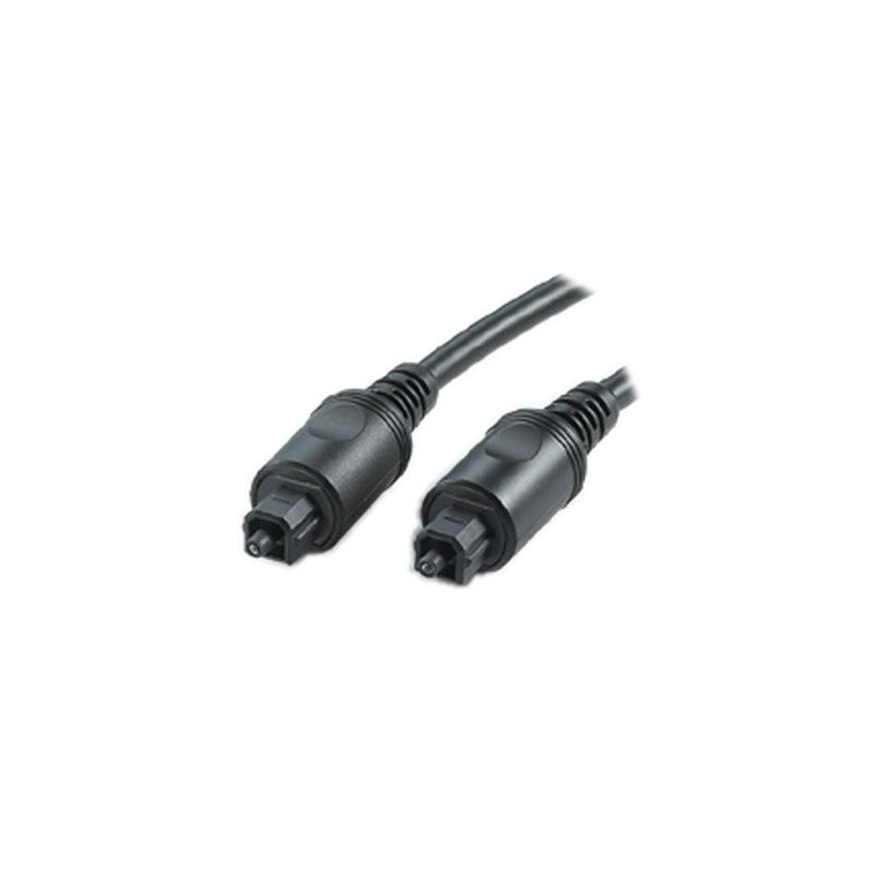 Adj Toslink 2m câble InfiniBand et à fibres optiques Noir Adj Toslink 2m câble InfiniBand et à fibres optiques Noir