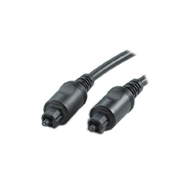 Adj Toslink 2m câble InfiniBand et à fibres optiques Noir