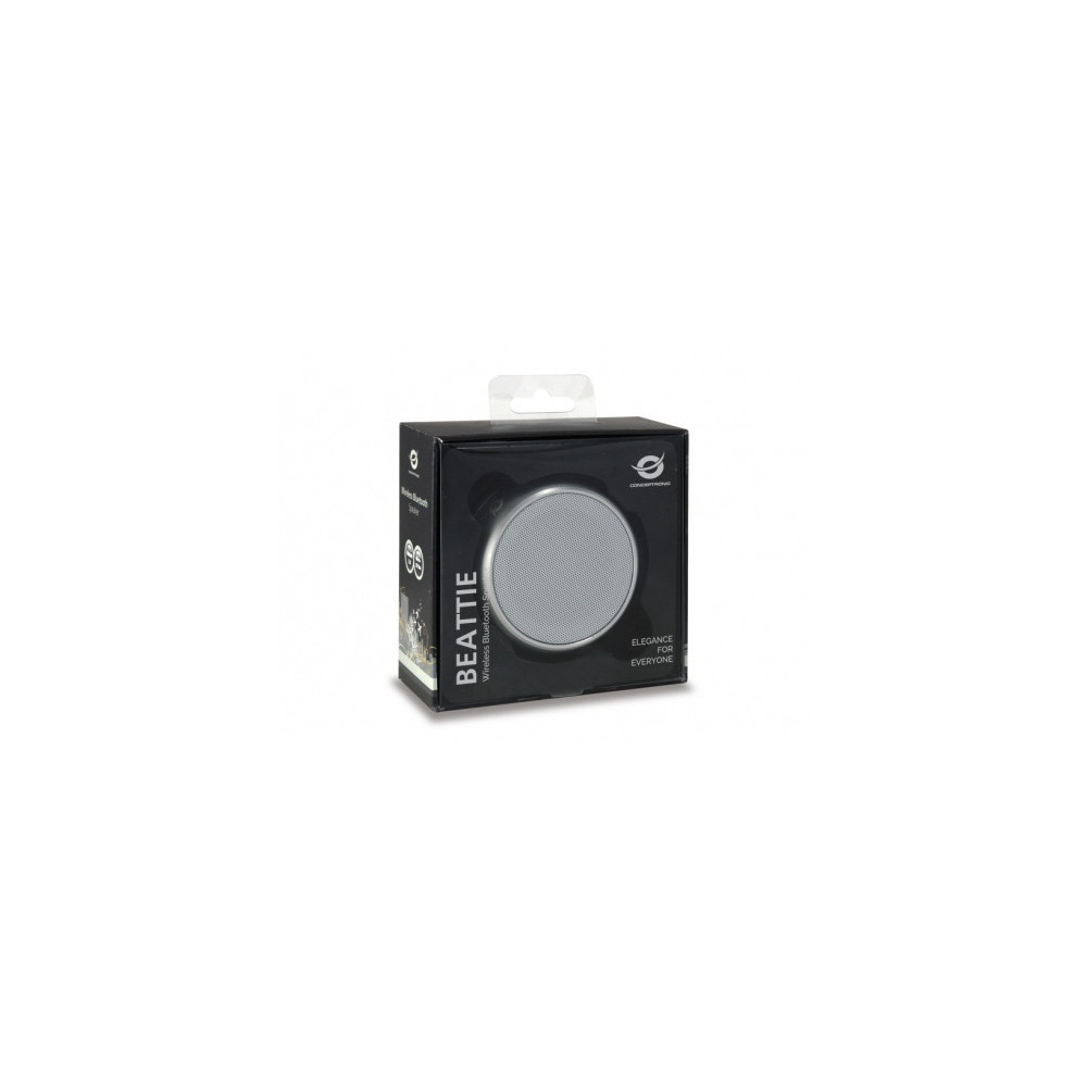 Conceptronic BEATTIE01S haut-parleur portable et de fête Argent 3 W
