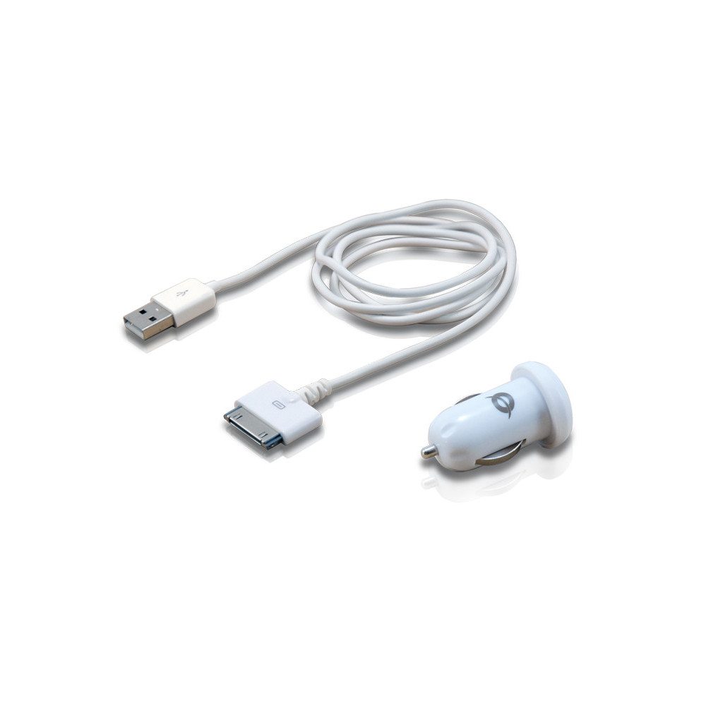 Conceptronic CUSBCAR2ASET chargeur d'appareils mobiles MP3, MP4, Smartphone, Tablette Blanc Allume-cigare Auto Conceptronic CUSBCAR2ASET chargeur d'appareils mobiles MP3, MP4, Smartphone, Tablette Blanc Allume-cigare Auto