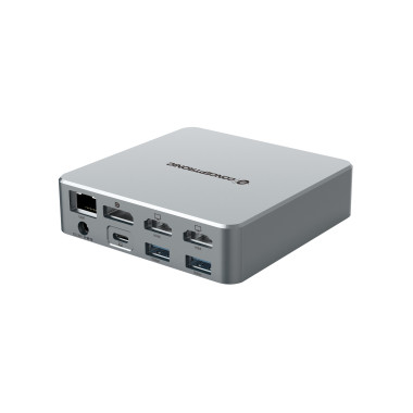 Conceptronic DONN25G station d'accueil Avec fil USB 3.2 Gen 2 (3.1 Gen 2) Type-C Argent