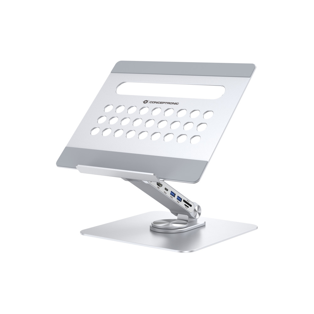 Conceptronic DONN27G Support de livres Supports de Laptop Argent