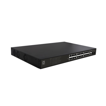 LevelOne GEP-2821 commutateur réseau Non-géré Gigabit Ethernet (10 100 1000) Connexion Ethernet, supportant l'alimentation via
