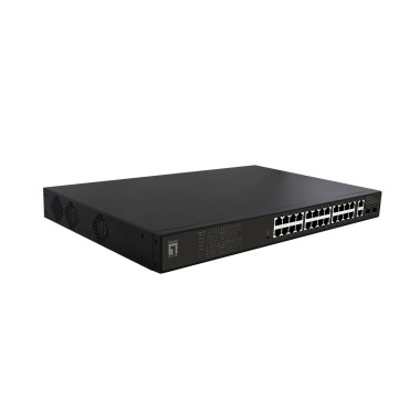 LevelOne GEP-2821 commutateur réseau Non-géré Gigabit Ethernet (10 100 1000) Connexion Ethernet, supportant l'alimentation via
