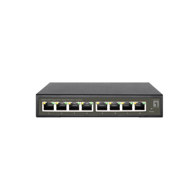 LevelOne GES-2108P commutateur réseau Géré L2 Gigabit Ethernet (10 100 1000) Connexion Ethernet, supportant l'alimentation via