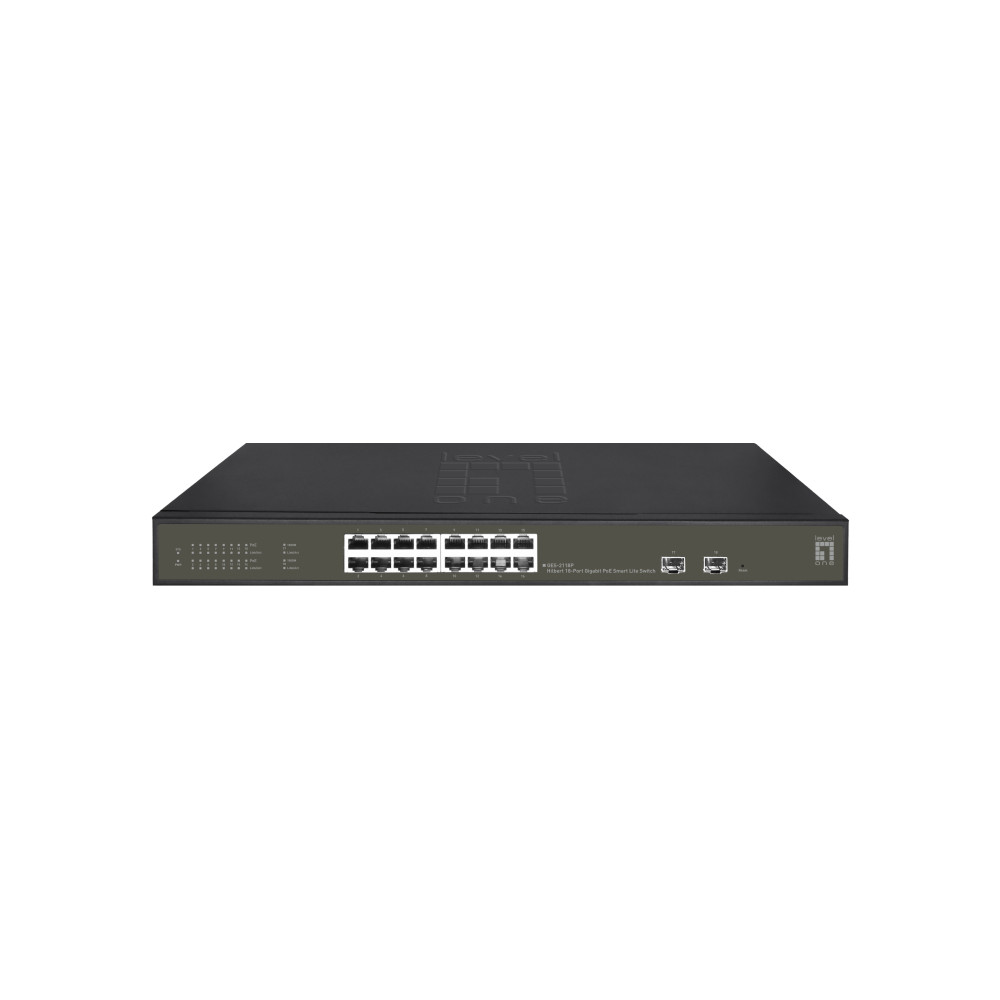 LevelOne GES-2118P commutateur réseau Géré L2 Gigabit Ethernet (10 100 1000) Connexion Ethernet, supportant l'alimentation via LevelOne GES-2118P commutateur réseau Géré L2 Gigabit Ethernet (10 100 1000) Connexion Ethernet, supportant l'alimentation via