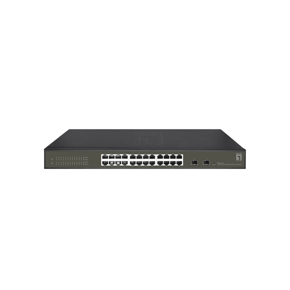 LevelOne GES-2126 commutateur réseau Géré L2 Gigabit Ethernet (10 100 1000) Noir LevelOne GES-2126 commutateur réseau Géré L2 Gigabit Ethernet (10 100 1000) Noir
