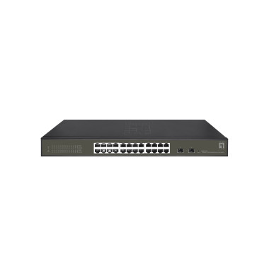 LevelOne GES-2126 commutateur réseau Géré L2 Gigabit Ethernet (10 100 1000) Noir