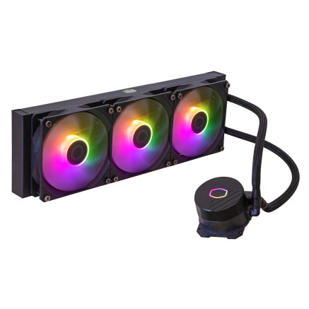 Cooler Master MasterLiquid 360L Core ARGB Processeur Kit de refroidissement du liquide 12 cm Noir