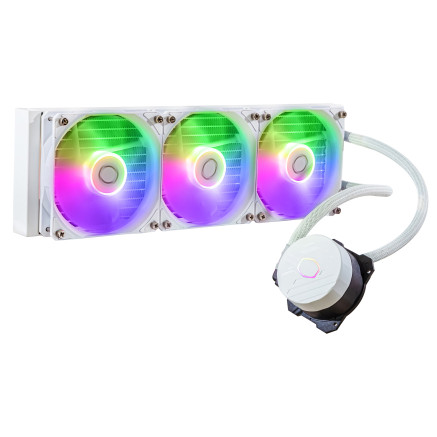 Cooler Master MasterLiquid 360L Core ARGB White Processeur Kit de refroidissement du liquide 12 cm Blanc