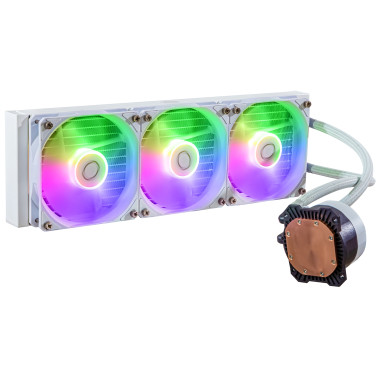 Cooler Master MasterLiquid 360L Core ARGB White Processeur Kit de refroidissement du liquide 12 cm Blanc