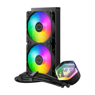 Cooler Master MasterLiquid 240 ATMOS Processeur Kit de refroidissement du liquide 12 cm Noir