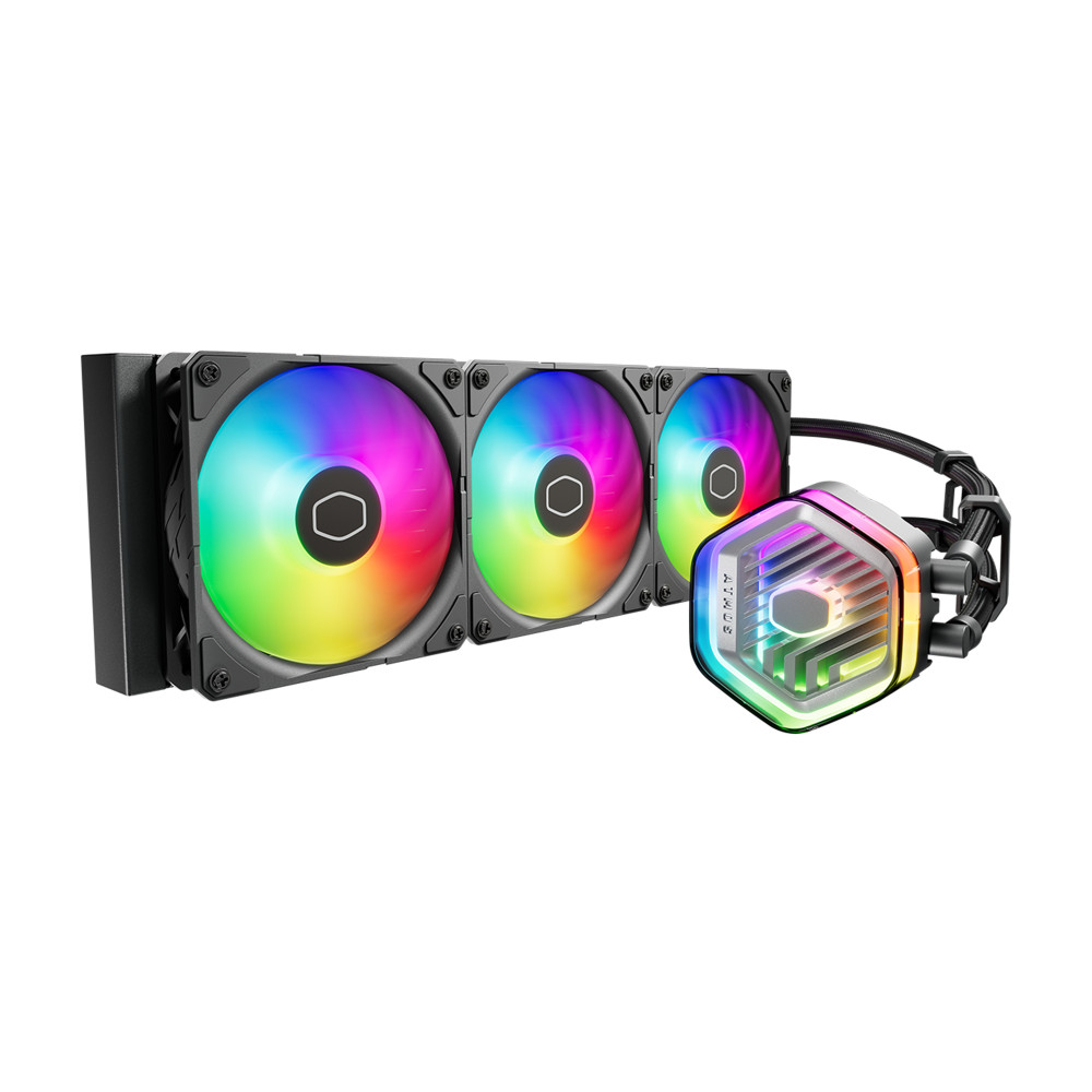 Cooler Master MasterLiquid 360 ATMOS Processeur Kit de refroidissement du liquide 12 cm Noir Cooler Master MasterLiquid 360 ATMOS Processeur Kit de refroidissement du liquide 12 cm Noir