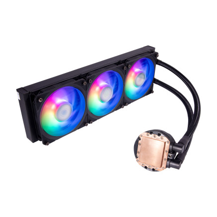 Cooler Master MasterLiquid PL360 Flux Processeur Kit de refroidissement du liquide 12 cm Noir