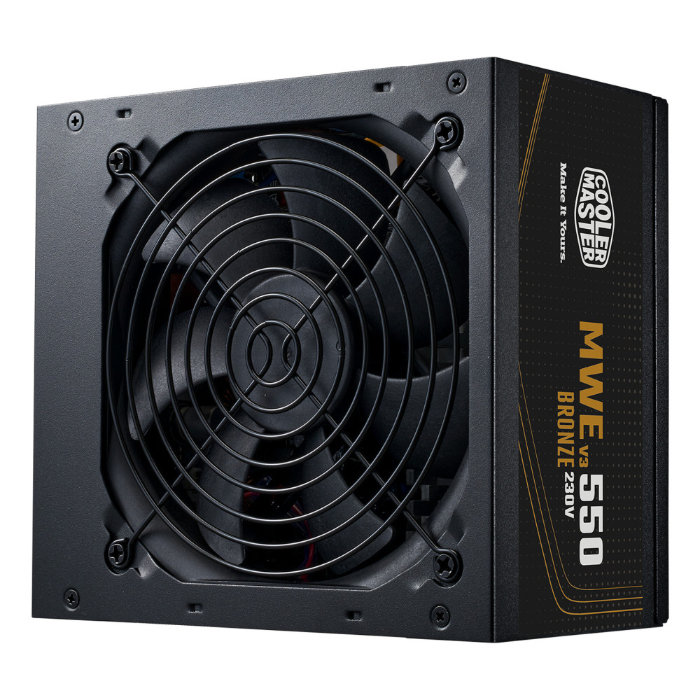 Cooler Master MWE Bronze 550 V3 230V unité d'alimentation d'énergie 550 W 24-pin ATX ATX Noir Cooler Master MWE Bronze 550 V3 230V unité d'alimentation d'énergie 550 W 24-pin ATX ATX Noir