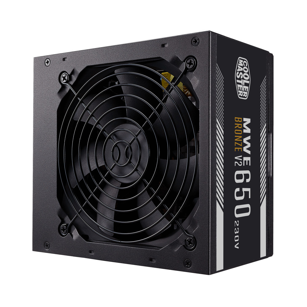 Cooler Master MWE 650 Bronze 230V V2 unité d'alimentation d'énergie 650 W 24-pin ATX ATX Noir Cooler Master MWE 650 Bronze 230V V2 unité d'alimentation d'énergie 650 W 24-pin ATX ATX Noir