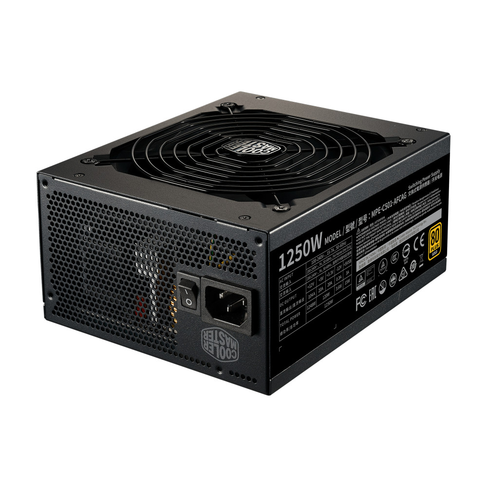 Cooler Master MWE Gold 1250 - V2 Full Modular unité d'alimentation d'énergie 1250 W 24-pin ATX ATX Noir