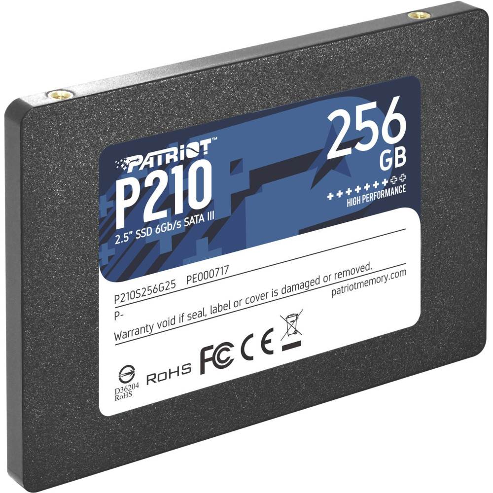 Patriot Memory P210 256 Go 2.5" Série ATA III Patriot Memory P210 256 Go 2.5" Série ATA III