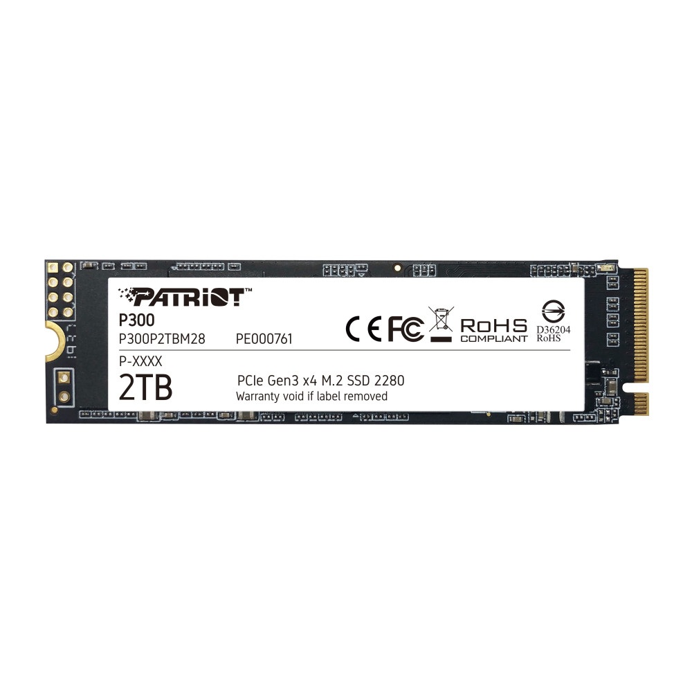 Patriot Memory P300 2 To M.2 PCI Express 3.0 NVMe Patriot Memory P300 2 To M.2 PCI Express 3.0 NVMe