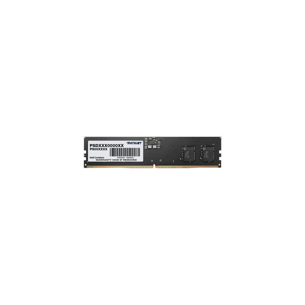 Patriot Memory Signature PSD58G520041 module de mémoire 8 Go 1 x 8 Go DDR5 5200 MHz Patriot Memory Signature PSD58G520041 module de mémoire 8 Go 1 x 8 Go DDR5 5200 MHz