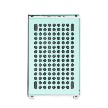 Cooler Master QUBE 500 Flatpack Macaron Edition Midi Tower Crème, Couleur menthe, Rose