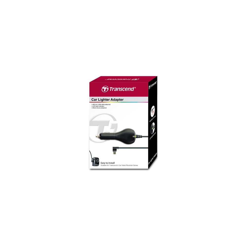 Transcend TS-DPL2 chargeur d'appareils mobiles Noir Allume-cigare Auto