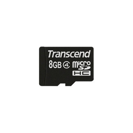 Transcend TS8GUSDC4 mémoire flash 8 Go MicroSDHC Classe 4