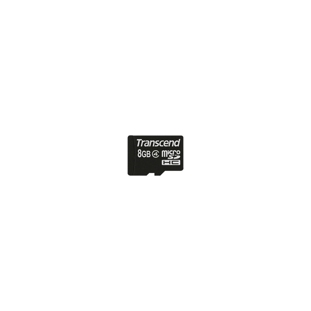 Transcend TS8GUSDC4 mémoire flash 8 Go MicroSDHC Classe 4 Transcend TS8GUSDC4 mémoire flash 8 Go MicroSDHC Classe 4