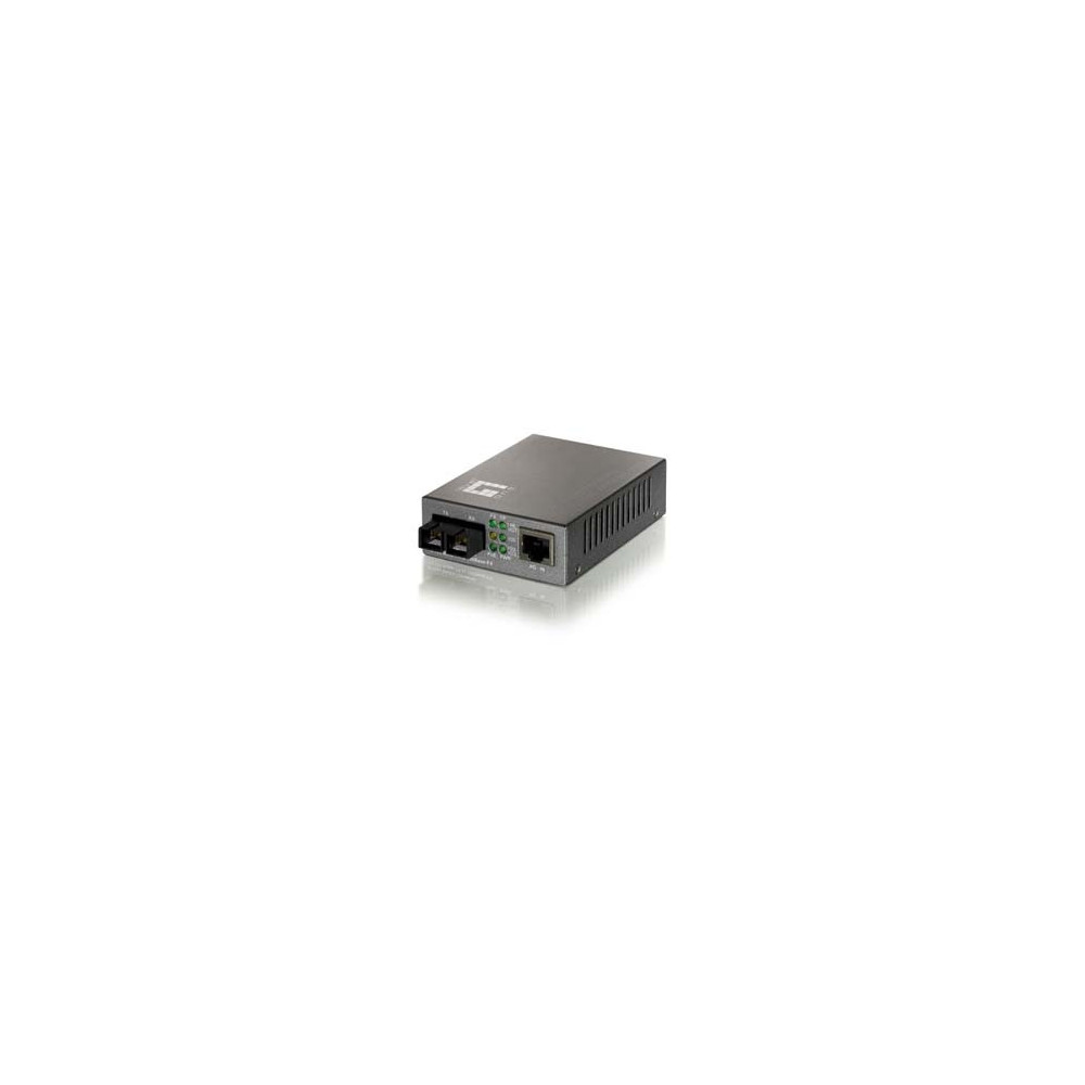 LevelOne FVT-0103TXFC convertisseur de support réseau 100 Mbit s Multimode Noir LevelOne FVT-0103TXFC convertisseur de support réseau 100 Mbit s Multimode Noir