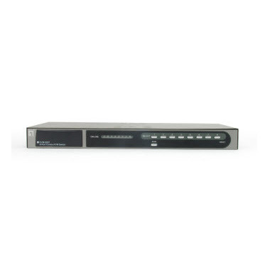 LevelOne KVM-0831 commutateur écran, clavier et souris Grille de montage Noir, Gris