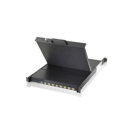 LevelOne KCM-0831 commutateur écran, clavier et souris Noir