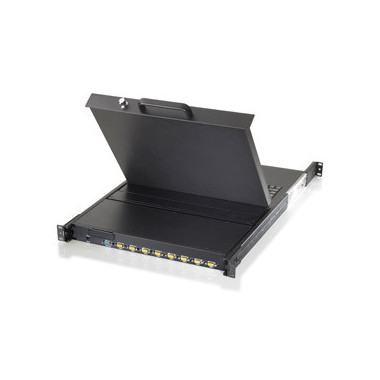 LevelOne KCM-0831 commutateur écran, clavier et souris Noir